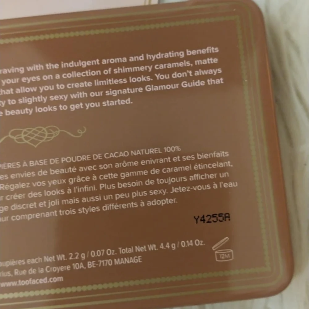 🍫FIRM! NWT TOO FACED SEMI SWEET CHOCOLATE BAR EYESHADOW PALETTE